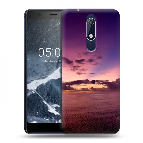 Дизайнерский пластиковый чехол для Nokia 5.1 Закат