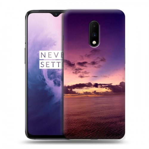 Дизайнерский пластиковый чехол для OnePlus 7 Закат