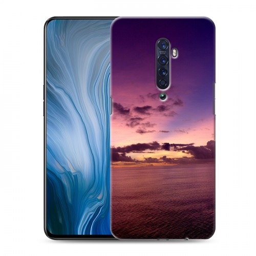 Дизайнерский пластиковый чехол для OPPO Reno2 Z Закат