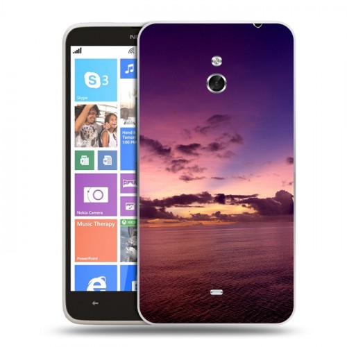 Дизайнерский пластиковый чехол для Nokia Lumia 1320 Закат