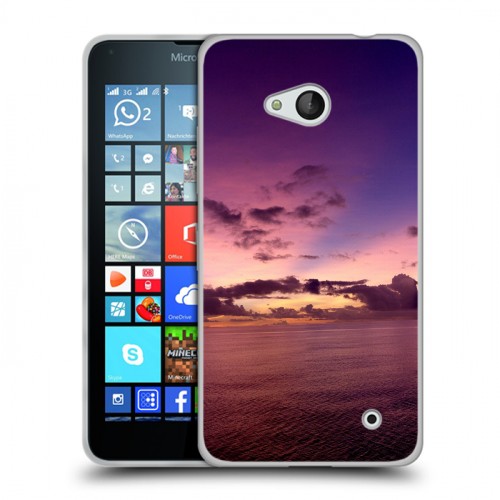 Дизайнерский пластиковый чехол для Microsoft Lumia 640 Закат