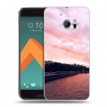 Дизайнерский пластиковый чехол для HTC 10 Закат