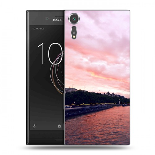 Дизайнерский пластиковый чехол для Sony Xperia XZs Закат