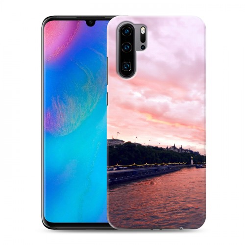 Дизайнерский силиконовый чехол для Huawei P30 Pro Закат