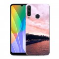 Дизайнерский пластиковый чехол для Huawei Y6p Закат