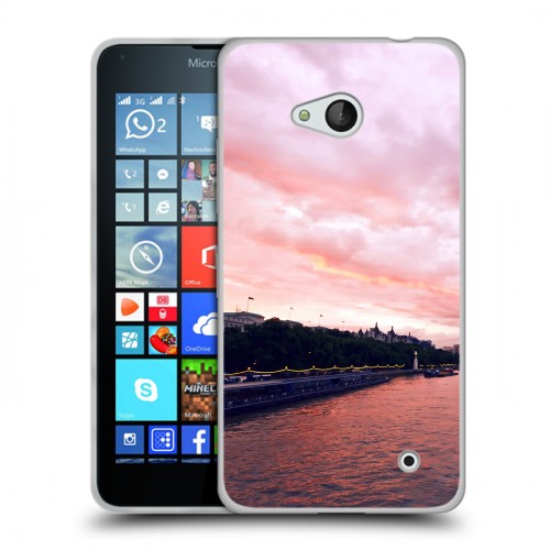 Дизайнерский пластиковый чехол для Microsoft Lumia 640 Закат