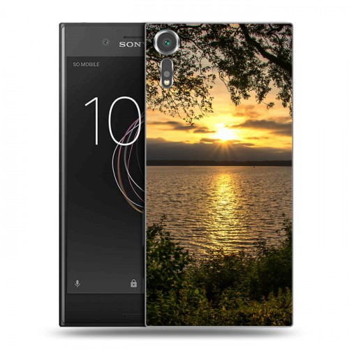 Дизайнерский пластиковый чехол для Sony Xperia XZs Закат