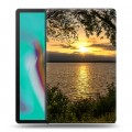 Дизайнерский пластиковый чехол для Samsung Galaxy Tab A 10.1 (2019) Закат