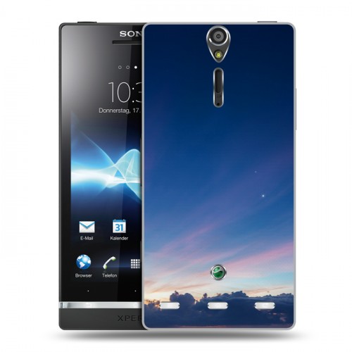 Дизайнерский пластиковый чехол для Sony Xperia S Закат