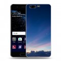 Дизайнерский пластиковый чехол для Huawei P10 Закат