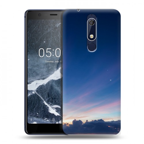 Дизайнерский пластиковый чехол для Nokia 5.1 Закат