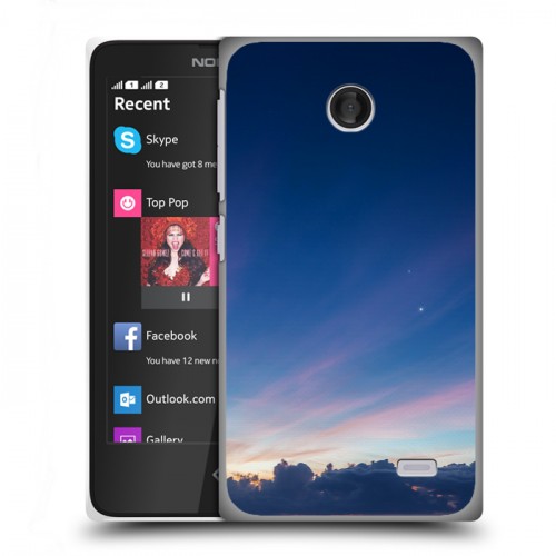 Дизайнерский пластиковый чехол для Nokia X Закат