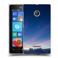 Дизайнерский пластиковый чехол для Microsoft Lumia 435 Закат