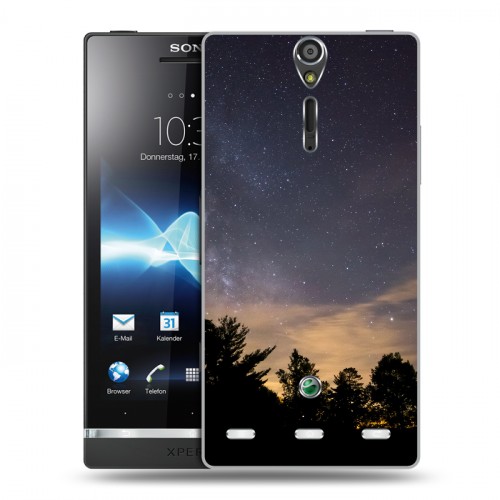 Дизайнерский пластиковый чехол для Sony Xperia S Закат