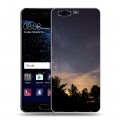 Дизайнерский пластиковый чехол для Huawei P10 Закат