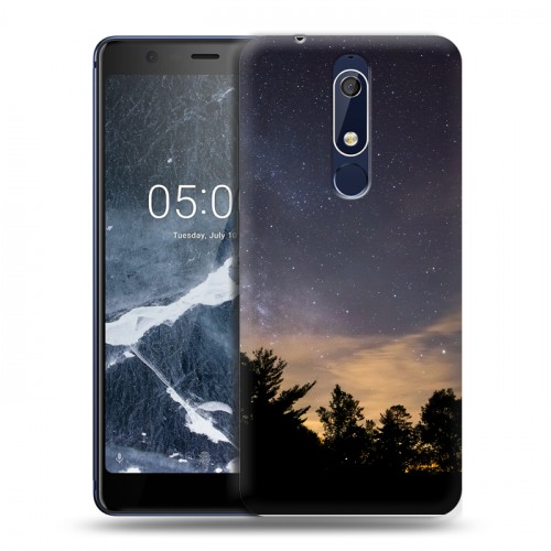 Дизайнерский пластиковый чехол для Nokia 5.1 Закат