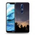 Дизайнерский силиконовый чехол для Nokia 5.1 Plus Закат