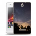 Дизайнерский пластиковый чехол для Sony Xperia E Закат