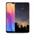 Дизайнерский силиконовый с усиленными углами чехол для Xiaomi RedMi 8A Закат