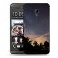 Дизайнерский пластиковый чехол для HTC Desire 700 Закат