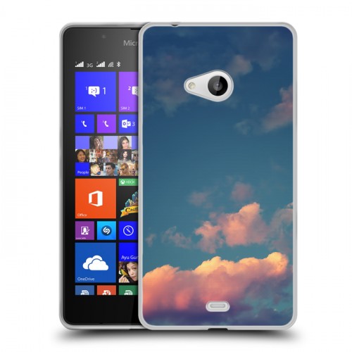 Дизайнерский пластиковый чехол для Microsoft Lumia 540 Закат