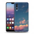 Дизайнерский силиконовый с усиленными углами чехол для Huawei P20 Pro Закат