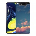 Дизайнерский пластиковый чехол для Samsung Galaxy A80 Закат