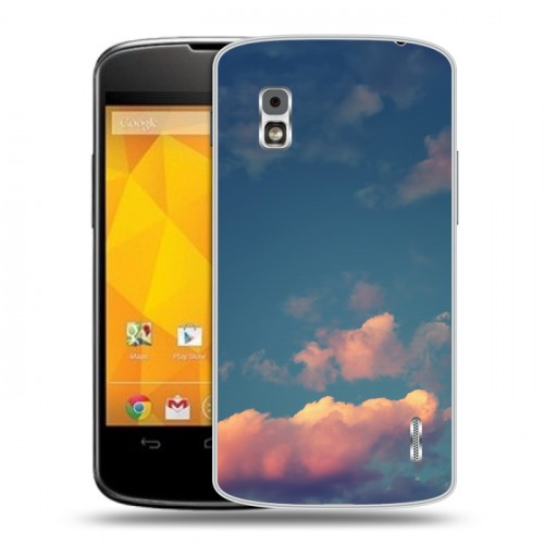 Дизайнерский пластиковый чехол для LG Google Nexus 4 Закат