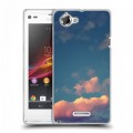 Дизайнерский пластиковый чехол для Sony Xperia L Закат