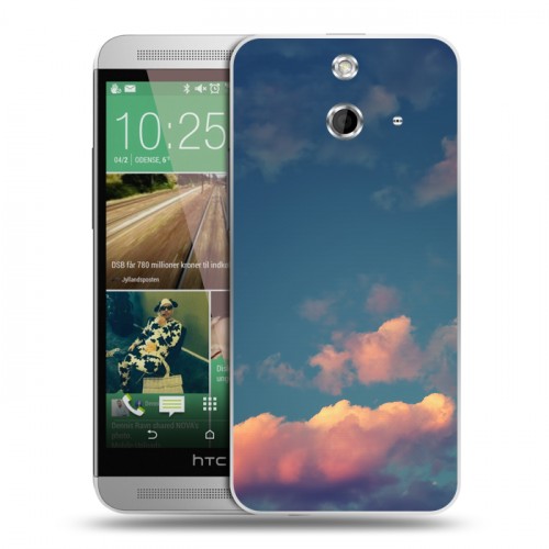 Дизайнерский пластиковый чехол для HTC One E8 Закат