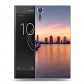 Дизайнерский пластиковый чехол для Sony Xperia XZs Закат