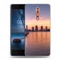 Дизайнерский пластиковый чехол для Nokia 8 Закат