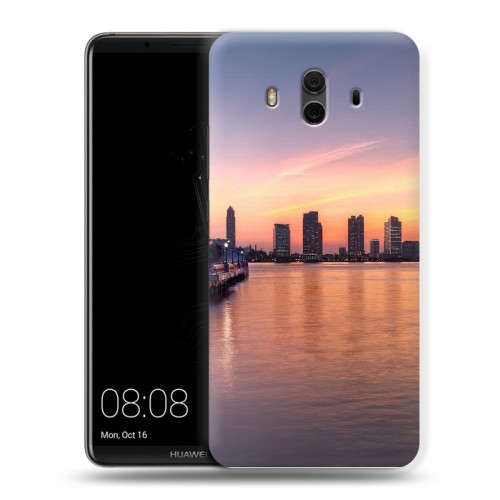 Дизайнерский пластиковый чехол для Huawei Mate 10 Закат