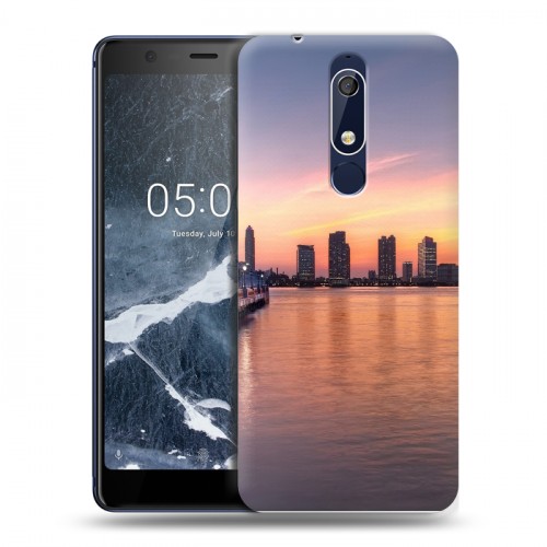 Дизайнерский пластиковый чехол для Nokia 5.1 Закат