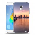 Дизайнерский силиконовый чехол для  Meizu MX3 Закат