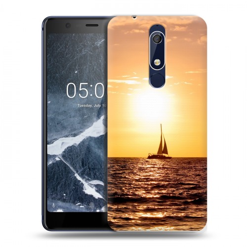 Дизайнерский пластиковый чехол для Nokia 5.1 Закат