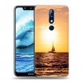 Дизайнерский силиконовый чехол для Nokia 5.1 Plus Закат