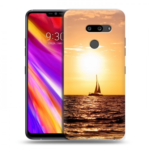 Дизайнерский пластиковый чехол для LG G8 ThinQ Закат