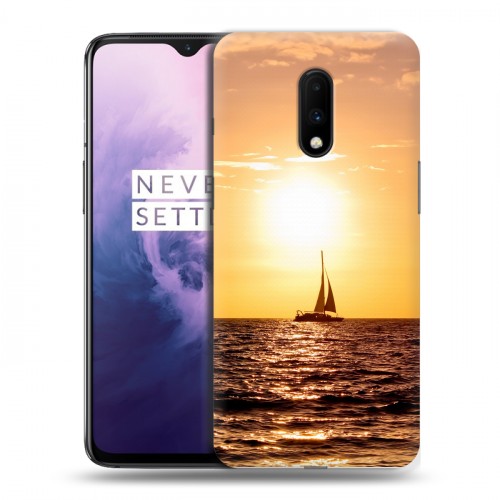 Дизайнерский пластиковый чехол для OnePlus 7 Закат