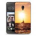 Дизайнерский пластиковый чехол для HTC Desire 700 Закат