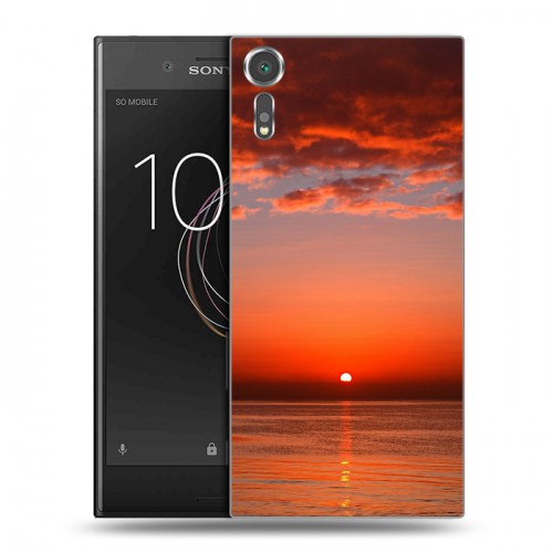 Дизайнерский пластиковый чехол для Sony Xperia XZs Закат