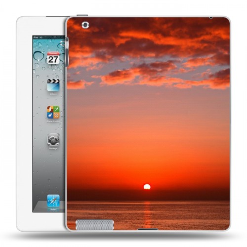 Дизайнерский пластиковый чехол для Ipad 2/3/4 Закат