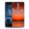 Дизайнерский пластиковый чехол для Nokia 8 Закат