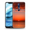 Дизайнерский силиконовый чехол для Nokia 5.1 Plus Закат