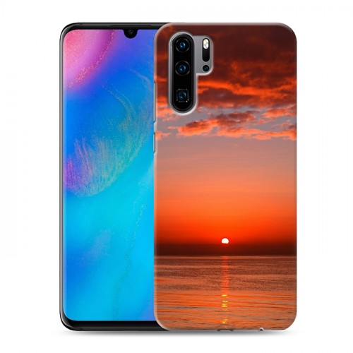 Дизайнерский силиконовый чехол для Huawei P30 Pro Закат