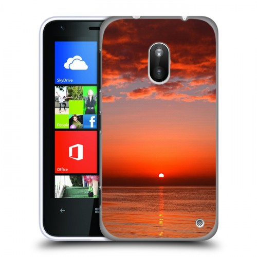 Дизайнерский пластиковый чехол для Nokia Lumia 620 Закат