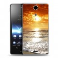 Дизайнерский пластиковый чехол для Sony Xperia TX Закат