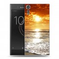 Дизайнерский пластиковый чехол для Sony Xperia XZs Закат