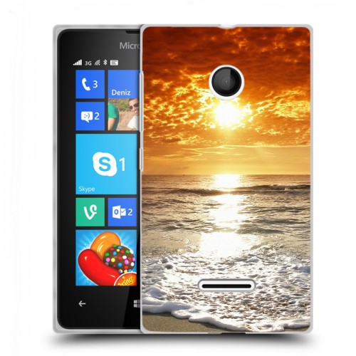 Дизайнерский пластиковый чехол для Microsoft Lumia 435 Закат