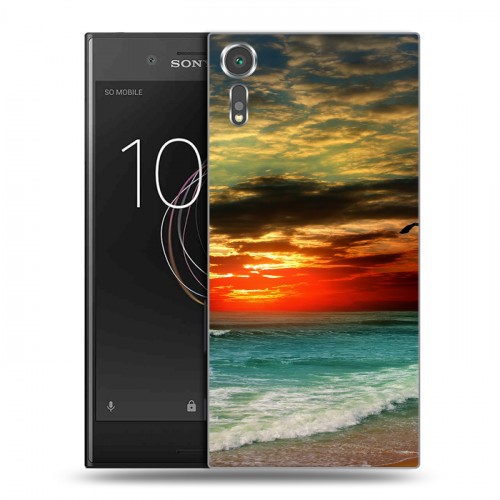 Дизайнерский пластиковый чехол для Sony Xperia XZs Закат